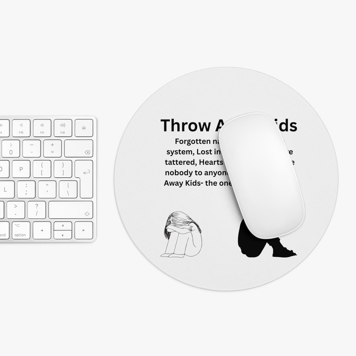 Throw away Kids Mouse Pad