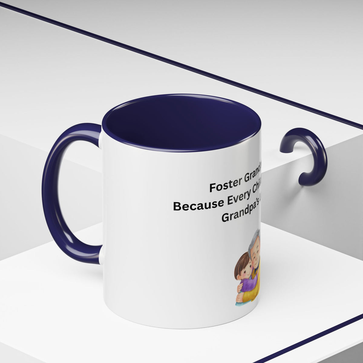 Grandpa Coffee Mug – Foster Grandparent Gift, Foster Care Family Mug (11oz, 15oz)