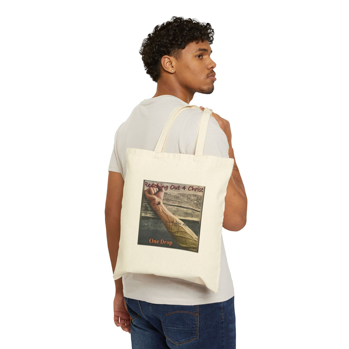 One Drop Cotton Canvas Tote Bag
