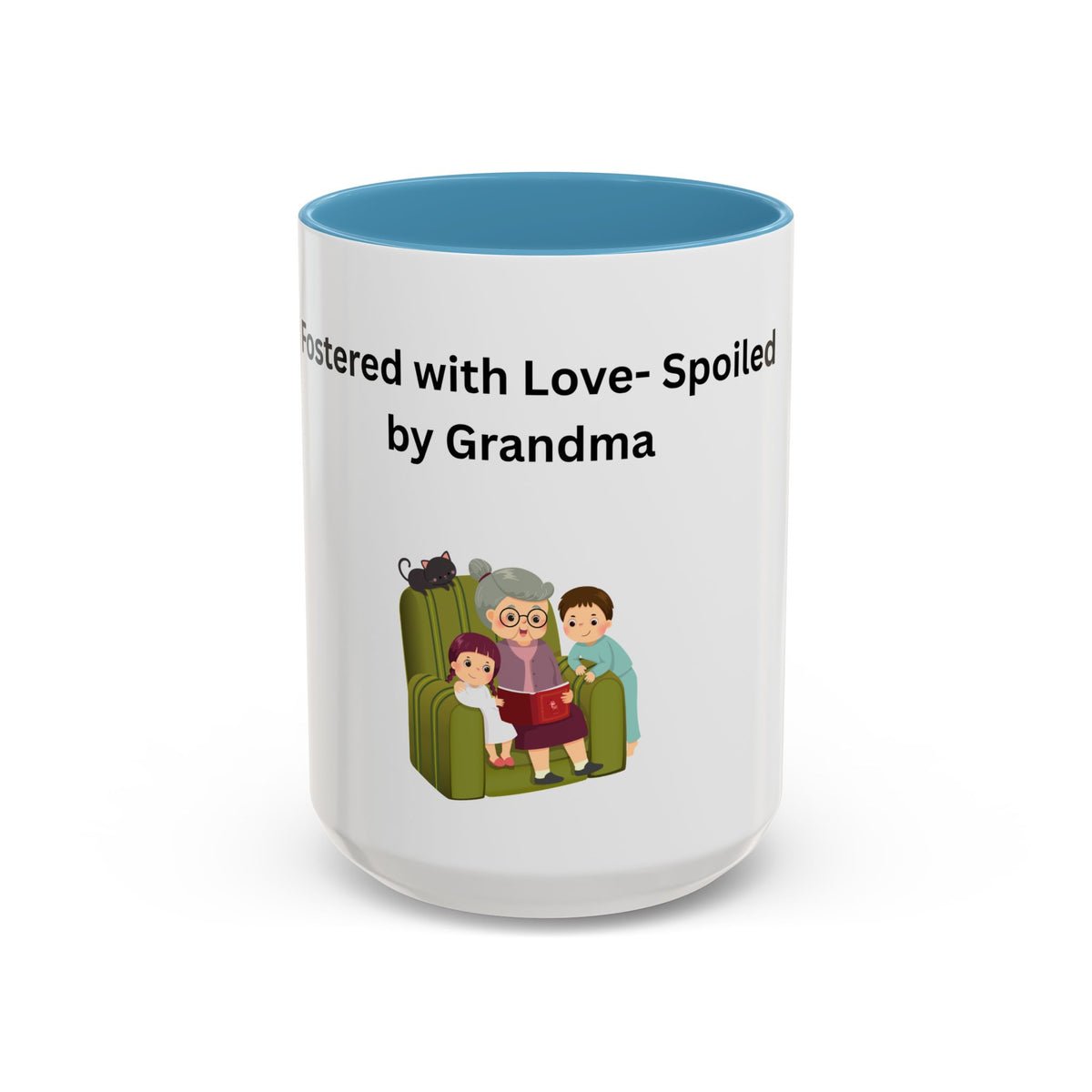 Fostered by Love Grandma Coffee Mug – Foster Grandma Gift, Foster Care Family Mug (11oz, 15oz)